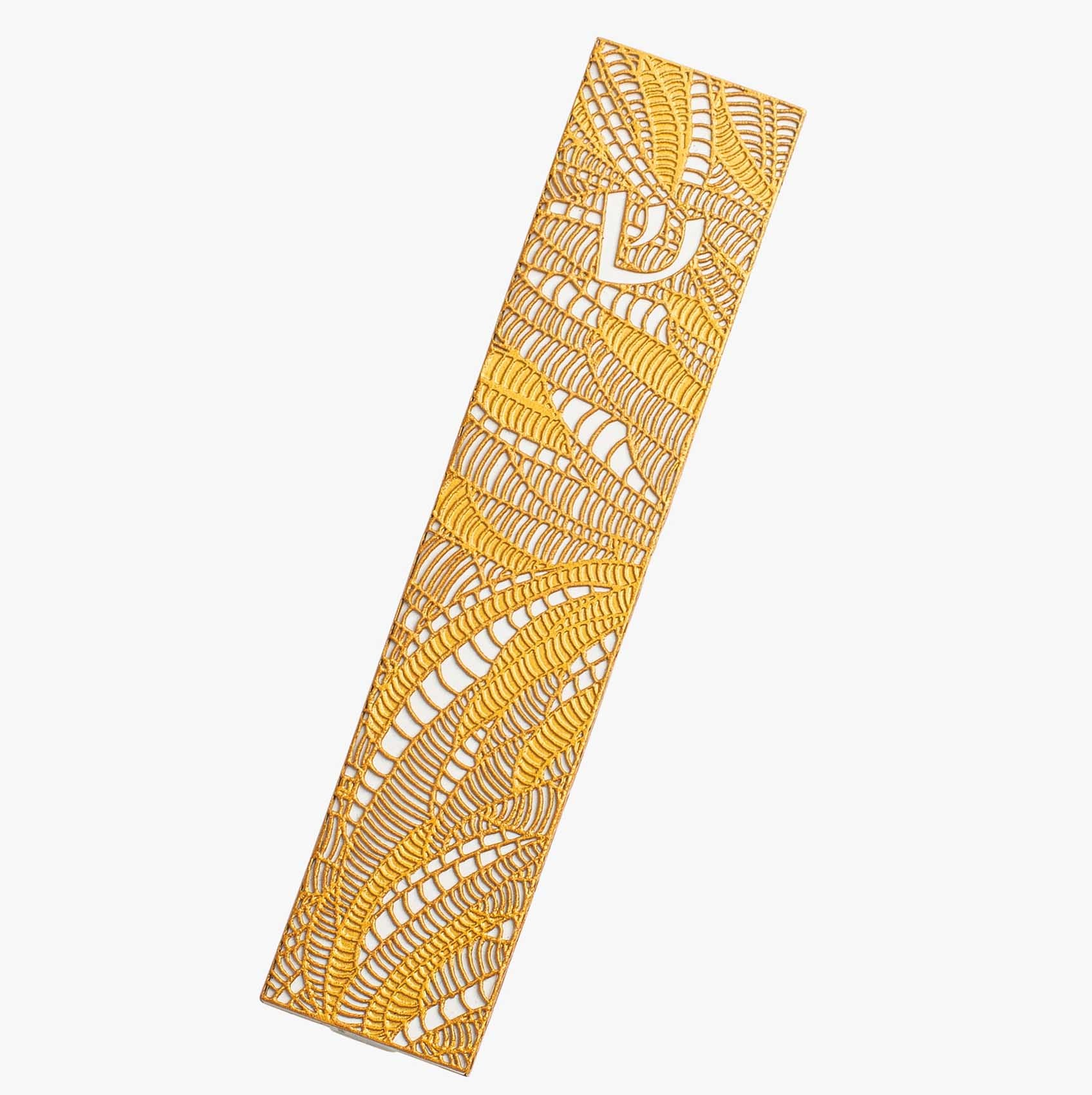 Metalace Chaos Gold Mezuzah Medium