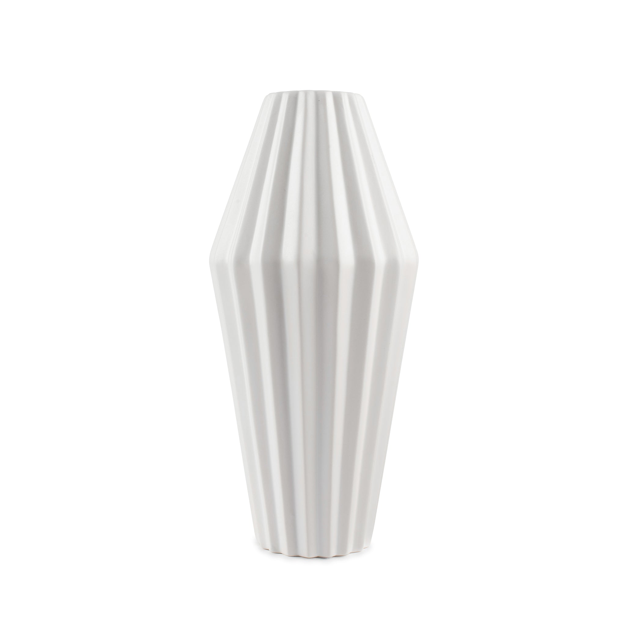 Milos Matte White Vase