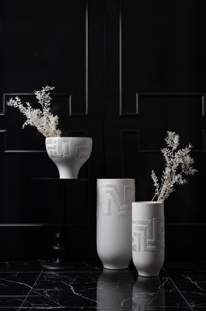 Chaco Matte White Vase